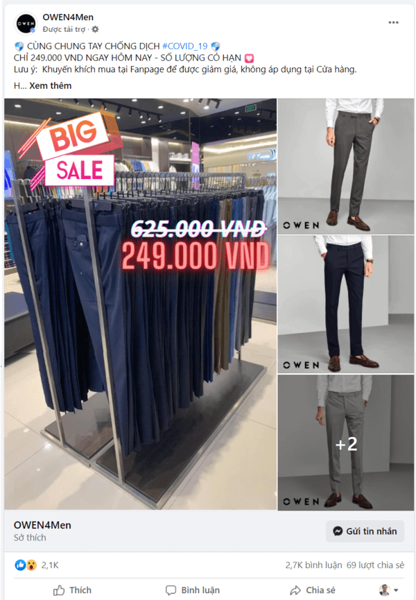 Quảng cáo tin nhắn Fb